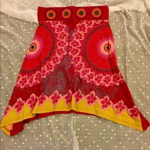 Desigual pretty Hawaii hibiscus 🌺 floral skirt M